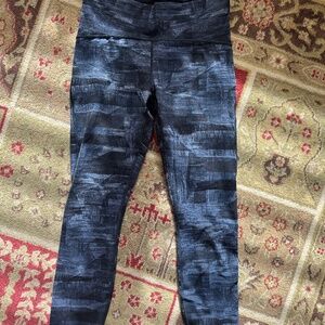 Lululemon Wunder Under Hi-Rise Tight Full-On Luxtreme 25”Midnight Navy Size 8